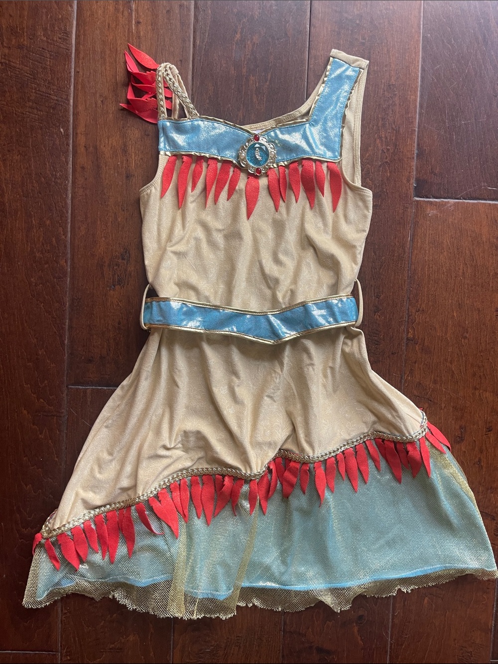 DISNEY STORE POCAHONTAS Halloween Costume Girls Size 9/10
